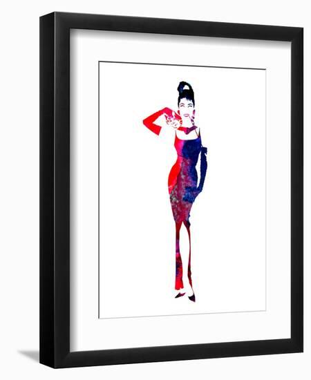 Audrey Watercolor II-Lana Feldman-Framed Art Print