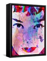 Audrey Watercolor-Anna Malkin-Framed Stretched Canvas