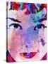 Audrey Watercolor-Anna Malkin-Stretched Canvas