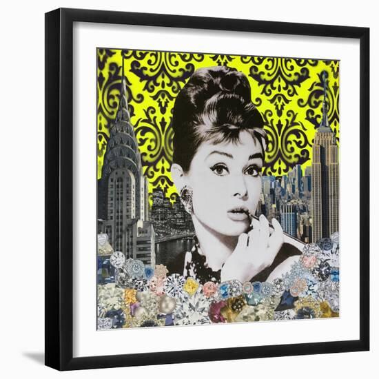 Audrey yellow-Anne Storno-Framed Giclee Print