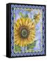 Audreys Sunflower-Jean Plout-Framed Stretched Canvas