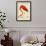 Audubon Flamingo Bird-null-Framed Art Print displayed on a wall