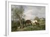 Auf dem Lande. Um 1885-Ludwig Fay-Framed Giclee Print