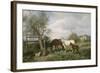 Auf dem Lande. Um 1885-Ludwig Fay-Framed Giclee Print