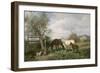 Auf dem Lande. Um 1885-Ludwig Fay-Framed Giclee Print