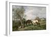 Auf dem Lande. Um 1885-Ludwig Fay-Framed Giclee Print