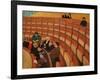 Auf der 3.Galerie im Théatre au Châtelet 1895-Felix Vallotton-Framed Giclee Print