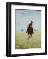 Auf Der Faehrte, 1881-Ilya Efimovich Repin-Framed Giclee Print