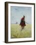 Auf Der Faehrte, 1881-Ilya Efimovich Repin-Framed Giclee Print