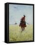 Auf Der Faehrte, 1881-Ilya Efimovich Repin-Framed Stretched Canvas