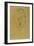 Auf Postament Kauernder Halbakt-Gustav Klimt-Framed Premium Giclee Print
