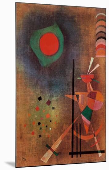 Aufleuchten-Wassily Kandinsky-Mounted Art Print