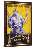 Auga De Fuente En Segures Bottled Water Poster-F. Mellado-Framed Giclee Print