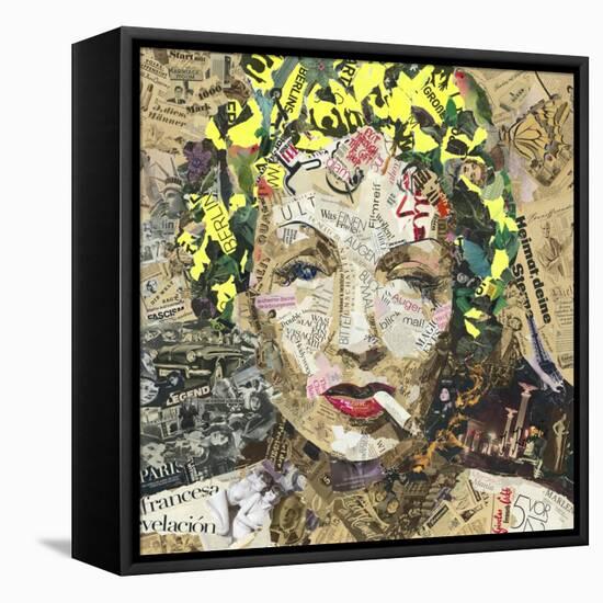 Augenblick Mal!-Ines Kouidis-Framed Stretched Canvas