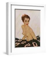 August, 1951-David Wright-Framed Art Print