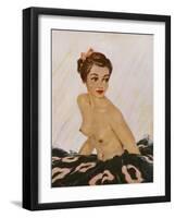 August, 1951-David Wright-Framed Art Print