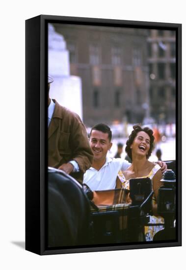 August 1960: Harold Connolly and His Wife Olga Fikotova at the 1960 Rome Olympic Games, Rome-Mark Kauffman-Framed Stretched Canvas