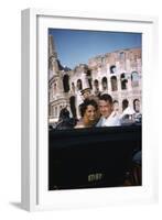 August 1960: Harold Connolly and His Wife Olga Fikotova at the 1960 Rome Olympic Games, Rome-Mark Kauffman-Framed Photographic Print