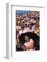 August 1960: Spectators at the 1960 Rome Olympic Summer Games-James Whitmore-Framed Photographic Print