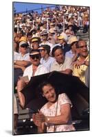 August 1960: Spectators at the 1960 Rome Olympic Summer Games-James Whitmore-Mounted Photographic Print