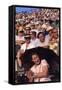 August 1960: Spectators at the 1960 Rome Olympic Summer Games-James Whitmore-Framed Stretched Canvas