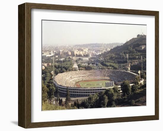 August 25, 1960: Rome Summer Olympic Games Opening Ceremony-James Whitmore-Framed Photographic Print