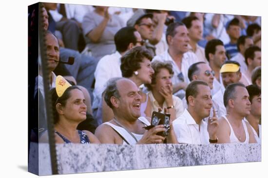 August 25, 1960: Spectators at the 1960 Rome Olympics' Opening Ceremony-Mark Kauffman-Stretched Canvas