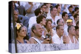 August 25, 1960: Spectators at the 1960 Rome Olympics' Opening Ceremony-Mark Kauffman-Stretched Canvas