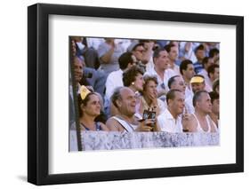 August 25, 1960: Spectators at the 1960 Rome Olympics' Opening Ceremony-Mark Kauffman-Framed Premium Photographic Print