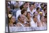 August 25, 1960: Spectators at the 1960 Rome Olympics' Opening Ceremony-Mark Kauffman-Mounted Premium Photographic Print