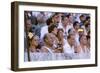 August 25, 1960: Spectators at the 1960 Rome Olympics' Opening Ceremony-Mark Kauffman-Framed Photographic Print