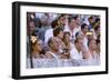 August 25, 1960: Spectators at the 1960 Rome Olympics' Opening Ceremony-Mark Kauffman-Framed Photographic Print