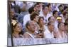 August 25, 1960: Spectators at the 1960 Rome Olympics' Opening Ceremony-Mark Kauffman-Mounted Photographic Print