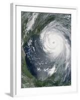 August 28, 2005, Hurricane Katrina Approaching the Gulf Coast-Stocktrek Images-Framed Photographic Print