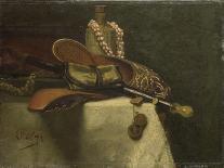 Still Life with Oriental Slippers-August Allebe-Art Print