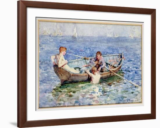 August Blue, circa 1911-Henry Scott Tuke-Framed Giclee Print