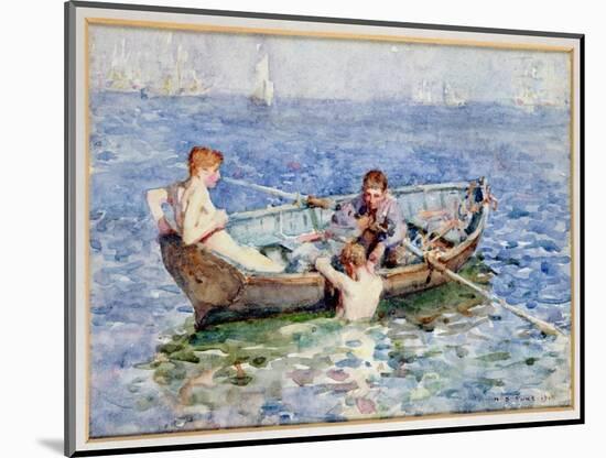 August Blue, circa 1911-Henry Scott Tuke-Mounted Giclee Print