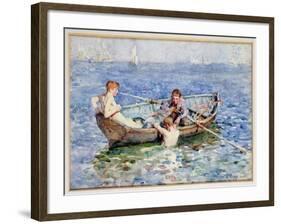 August Blue, circa 1911-Henry Scott Tuke-Framed Giclee Print