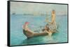 August Blue-Henry Scott Tuke-Framed Stretched Canvas