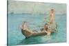 August Blue-Henry Scott Tuke-Stretched Canvas