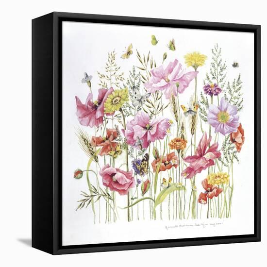 August Bouquet 2-Janneke Brinkman-Salentijn-Framed Stretched Canvas