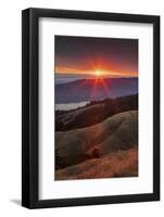 August Burn, Sunset Marin Mount Tam, Northwern California.jpg-Vincent James-Framed Photographic Print