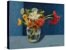 August Flowers-Sophie Harding-Stretched Canvas