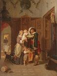 Love's Offices-August Friedrich Siegert-Framed Stretched Canvas