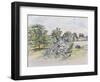 August from Our Window, 2007-Caroline Hervey-Bathurst-Framed Giclee Print