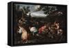 August' (From the Series 'The Seasons), Late 16th or Early 17th Century-Leandro Bassano-Framed Stretched Canvas