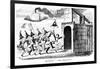 August - Idees Napoliennes, 19th Century-George Cruikshank-Framed Giclee Print