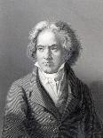 Ludwig Van Beethoven, Engraved by William Holl the Younger-August Karl Friedrich von Kloeber-Giclee Print