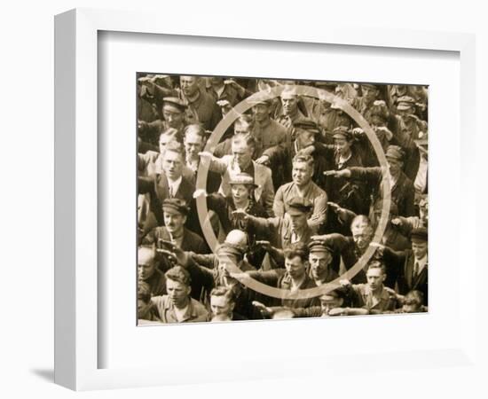 August Landmesser-null-Framed Premium Giclee Print