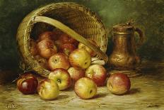 A Basket of Apples-August Laux-Mounted Giclee Print